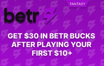 Oferta de bienvenida Betr fantasy sports