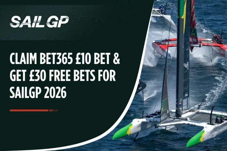 Claim Bet365 ÃÂ£10 Bet & Get ÃÂ£30 Free Bets for SailGP 2026