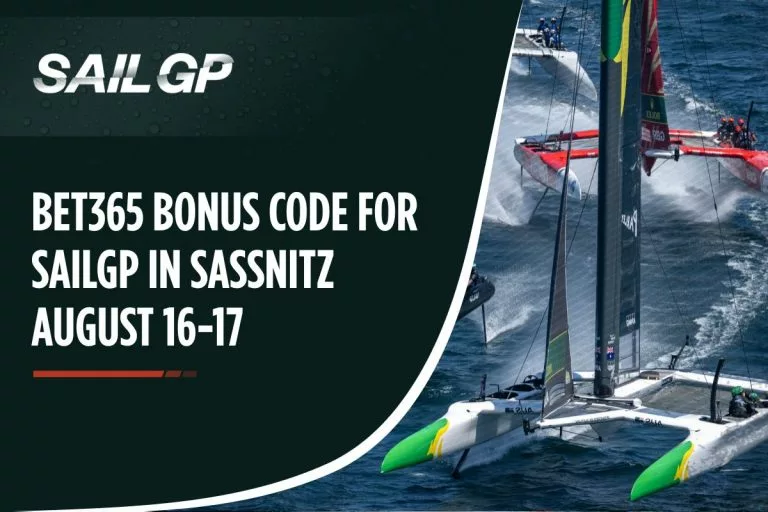 Bet365 Código de bono para SailGP en Sassnitz 16-17 agosto
