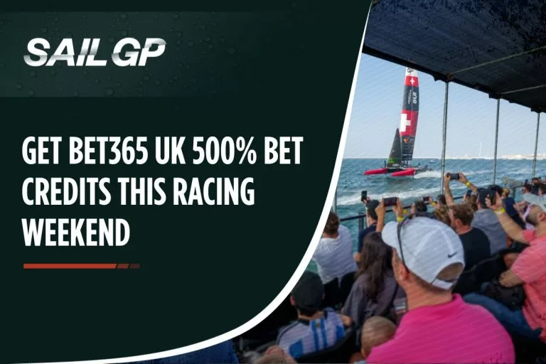 Consigue 500% de créditos para apuestas en bet365 UK este fin de semana de carreras
