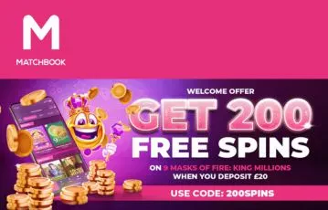 Matchbook Free Spins Promo