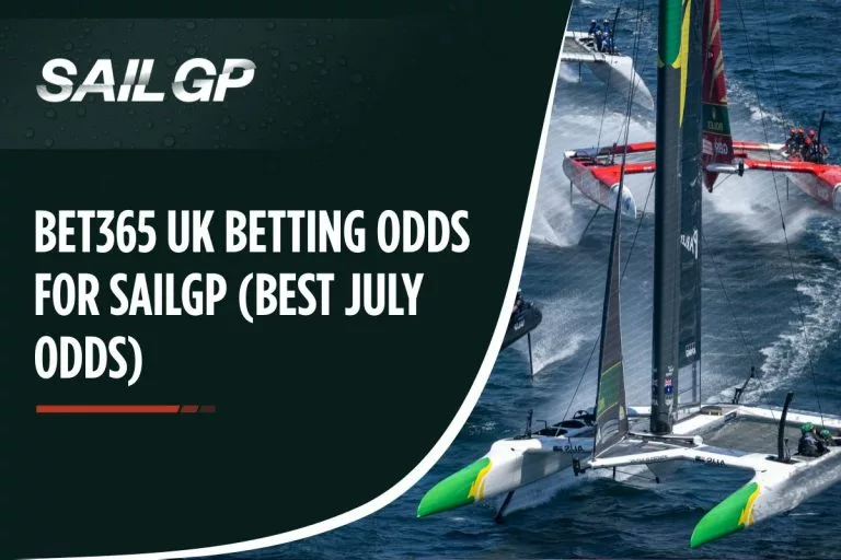 bet365 UK Apuestas para SailGP (Mejores cuotas de julio)