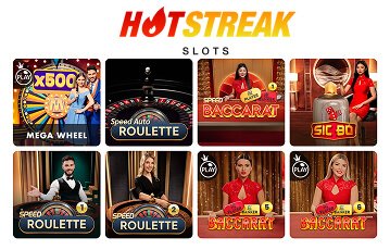 hotstreak casino games live